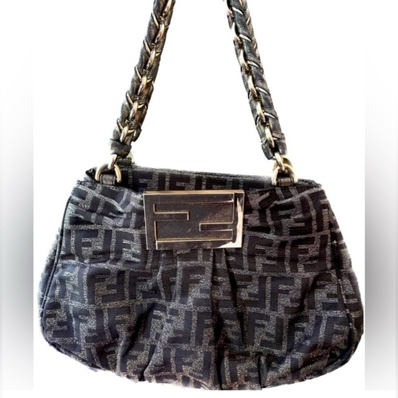 FENDI Zucca MIA Large  Bag. Like new condition.full inclusion . Authentic w/COA - Picture 16 of 16